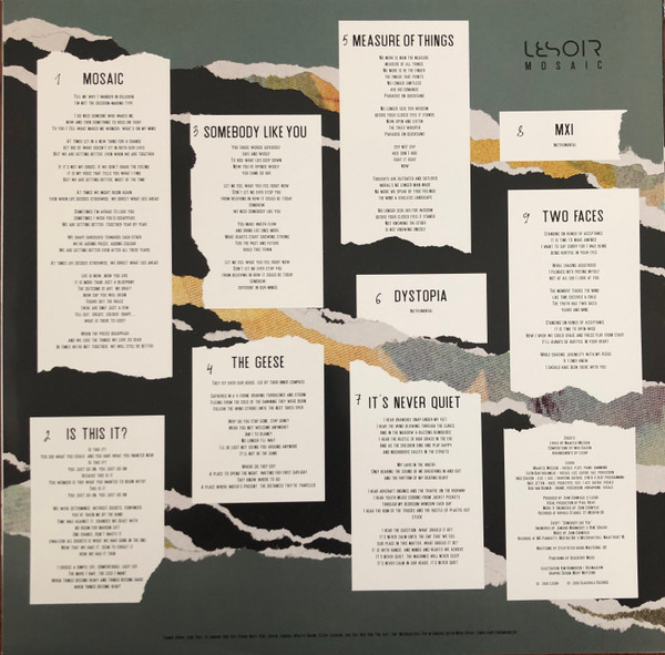 Lesoir - Mosaic | GlassVille Records (GVR192755) - 3 Lesoir - Mosaic | GlassVille Records (GVR192755) - 3