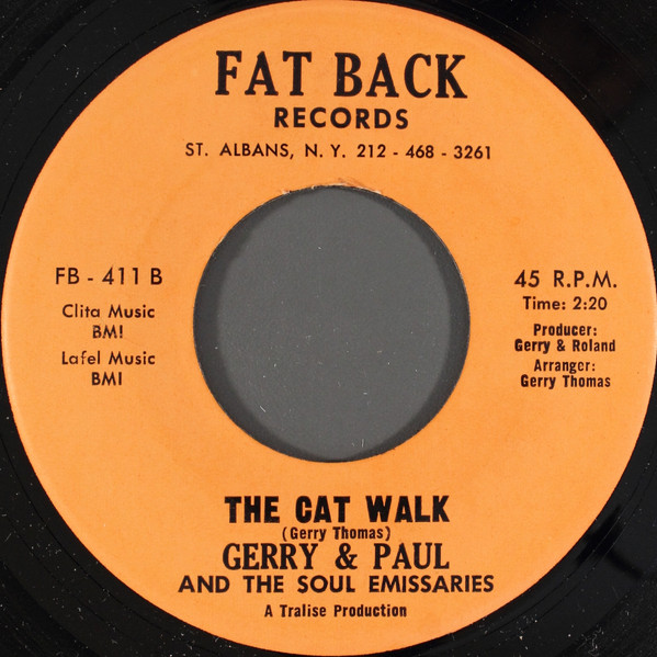 Gerry Thomas & Paul Roland Martinez And The Soul Emissaries - Little Bit Of Soul | Fat Back Records (FB-411) - 2