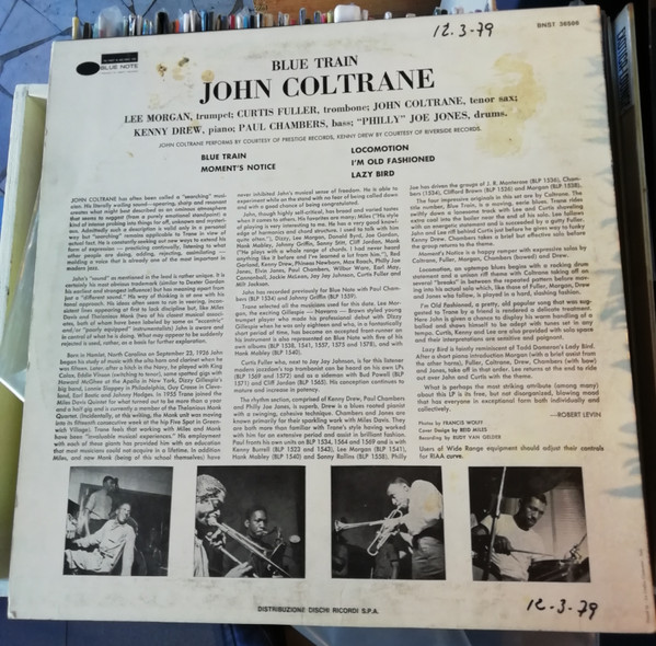 John Coltrane - Blue Train | Blue Note (BNST 36506) - 2