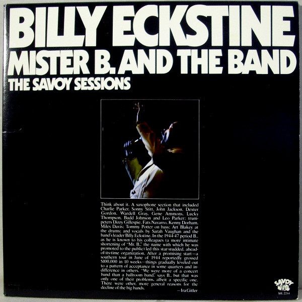 Billy Eckstine - Mister B. And The Band | Savoy Records (SJL 2214)