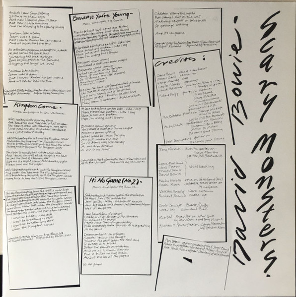 David Bowie - Scary Monsters | RCA (RCA PL 13647) - 4