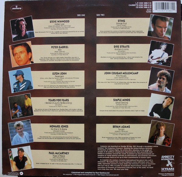 Various - Conspiracy Of Hope | Mercury (830 588-1) - 2 Various - Conspiracy Of Hope | Mercury (830 588-1) - 2