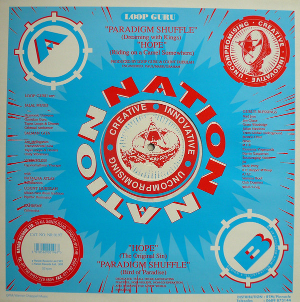 Loop Guru - Paradigm Shuffle / Hope | Nation Records (NR 019T) - 2