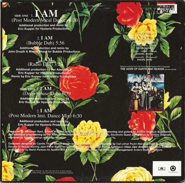 Army Of Lovers - I Am | Polydor (855 195-1DJ) - 2