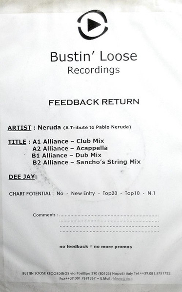 Neruda - Alliance | Bustin' Loose Recordings (BL PROMO 10) - 3