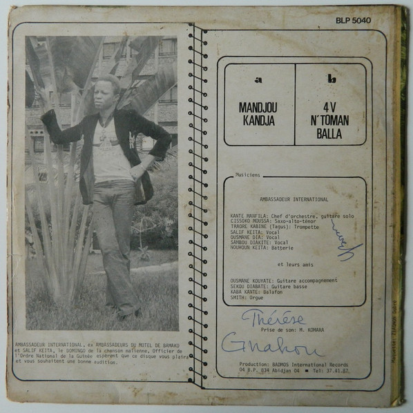 Les Ambassadeurs Internationaux - Mandjou | Badmos (BLP 5040) - 2