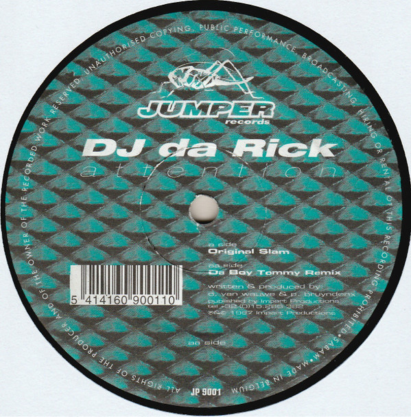 Da Rick - Attention | Jumper Records (JP 9001) - 3