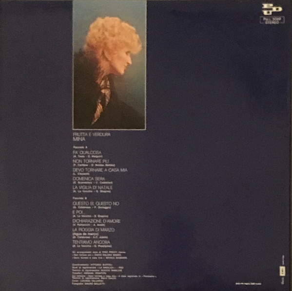 Mina - Frutta E Verdura | PDU (Pld. L. 5069) - 2