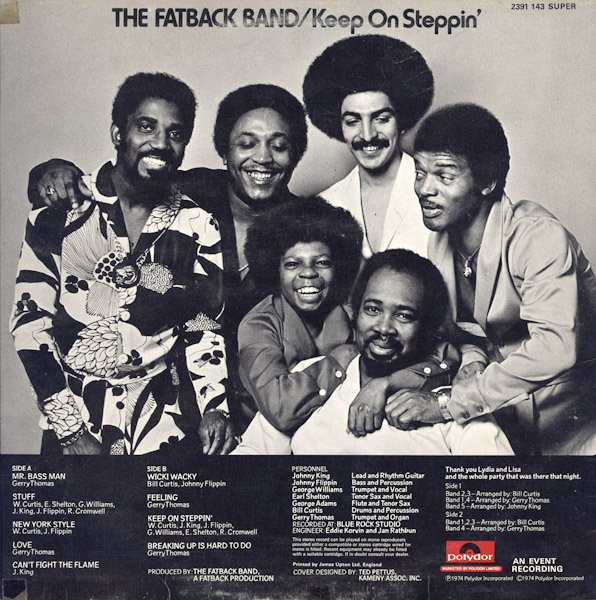 The Fatback Band - Keep On Steppin' | Polydor (2391 143) - 2
