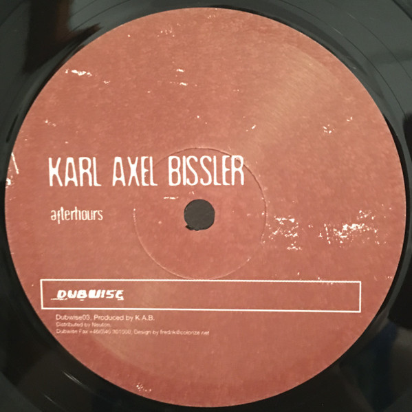 Karl Axel Bissler - Traffic | Dubwise (DUBWISE03) - 2