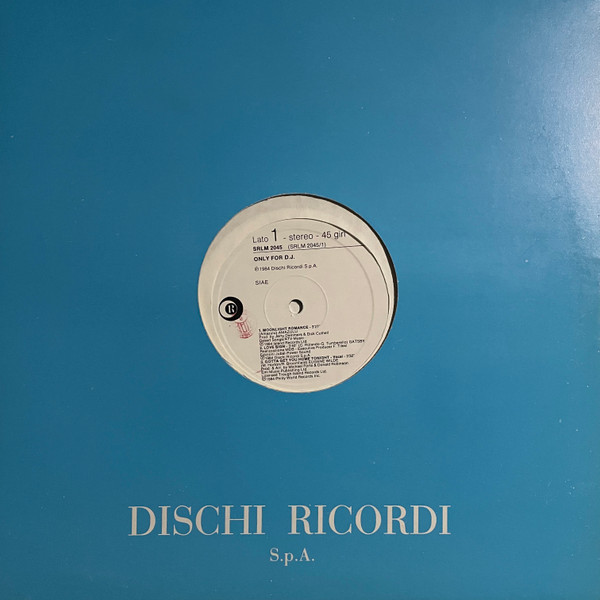 Various - Only For D.J. | Ricordi (SRLM 2045)