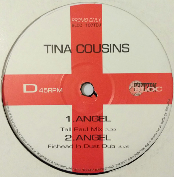 Tina Cousins - Angel | Eastern Bloc Records (BLOC 107TDJ) - 3