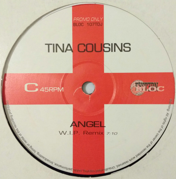 Tina Cousins - Angel | Eastern Bloc Records (BLOC 107TDJ) - 2