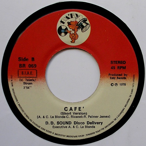 D.D. Sound - She's Not A Disco Lady / Café (Short Version) | Baby Records (BR 069) - 4