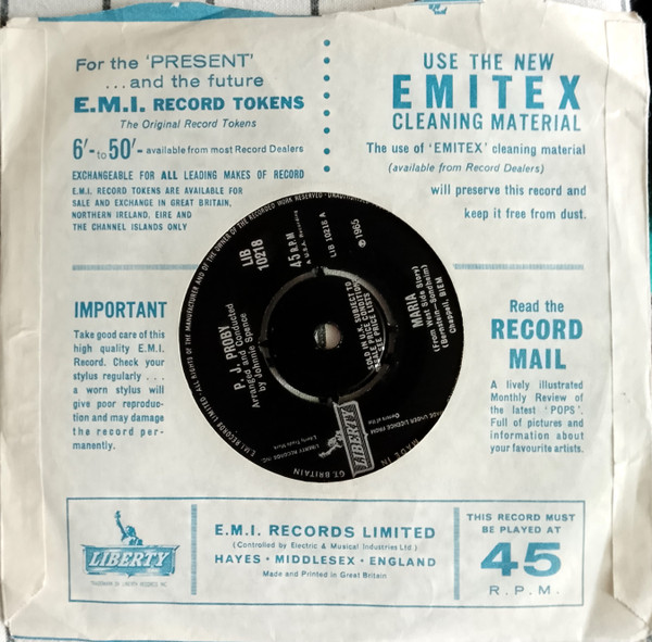 P.J. Proby - Maria | Liberty (LIB 10218) - 4