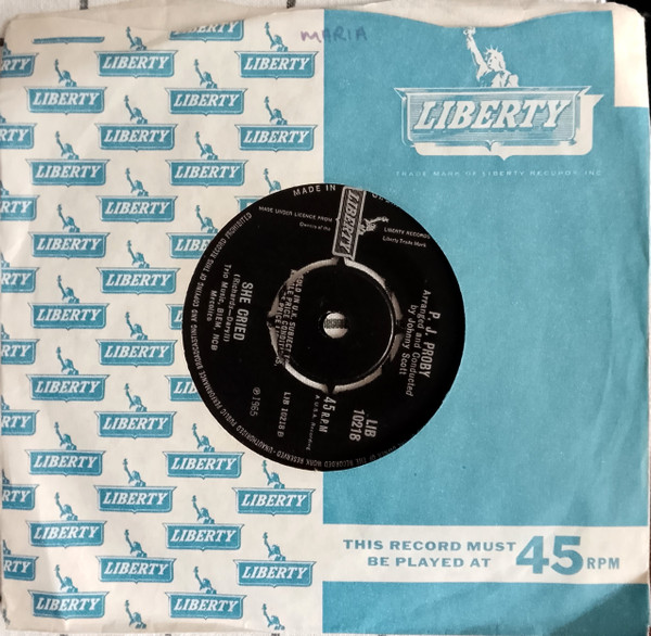 P.J. Proby - Maria | Liberty (LIB 10218) - 3