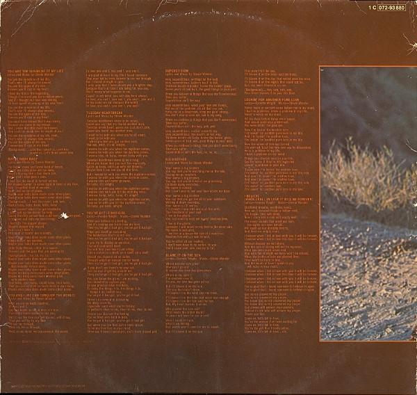 Stevie Wonder - Talking Book | Tamla Motown (STMA 8007) - 2 Stevie Wonder - Talking Book | Tamla Motown (STMA 8007) - 2