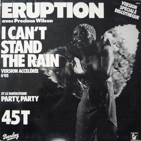 Eruption Avec Precious Wilson - I Can't Stand The Rain (Version Accelérée) | Barclay (HS 72) - main Eruption Avec Precious Wilson - I Can't Stand The Rain (Version Accelérée) | Barclay (HS 72) - main