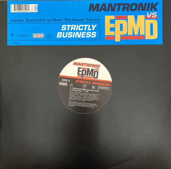 Kurtis Mantronik vs EPMD - Strictly Business | Parlophone (12R 6502) - 3