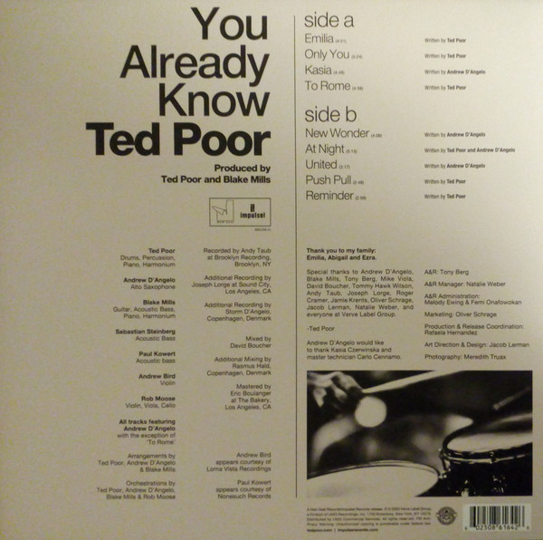 Ted Poor - You Already Know | Impulse! (B0031585-01) - 2 Ted Poor - You Already Know | Impulse! (B0031585-01) - 2