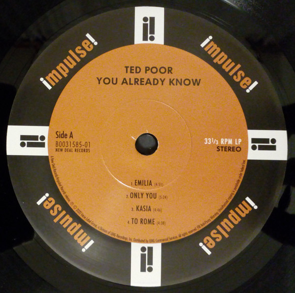 Ted Poor - You Already Know | Impulse! (B0031585-01) - 3 Ted Poor - You Already Know | Impulse! (B0031585-01) - 3