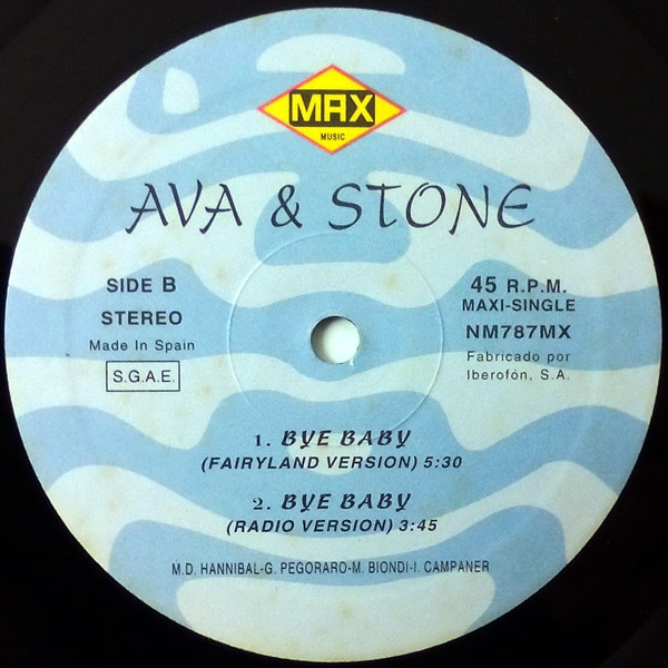 Ava & Stone - Bye Baby | Max Music (NM787MX) - 3