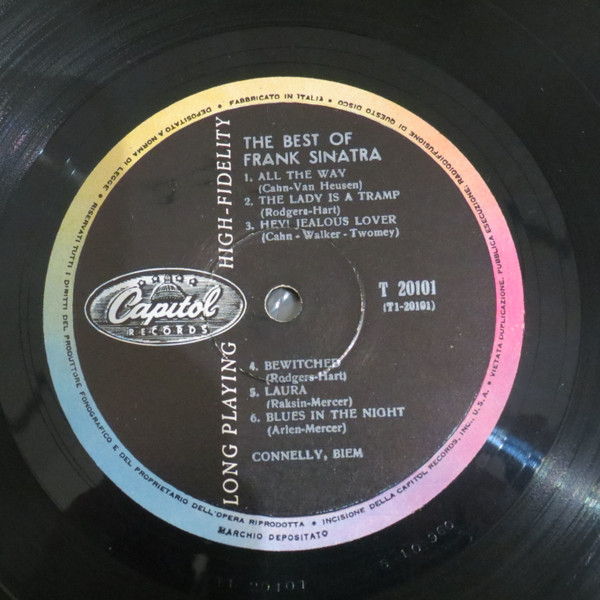 Frank Sinatra - The Best Of Frank Sinatra | Capitol Records (T. 20101) - 3