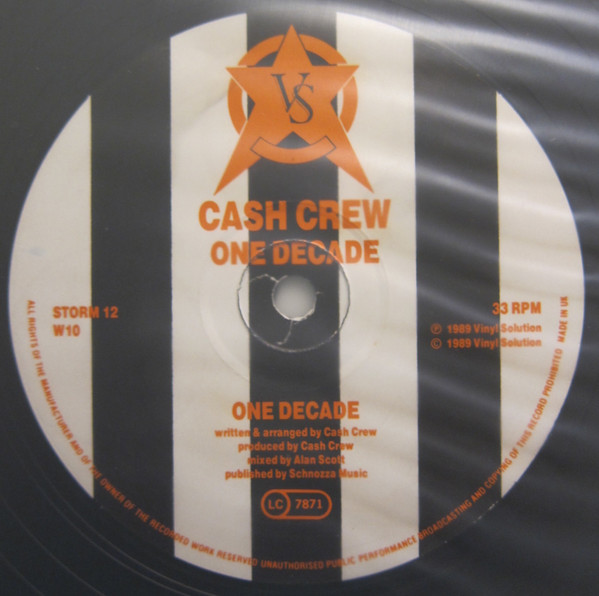 Cash Crew - One Decade / Amo | Vinyl Solution (STORM 12) - 3