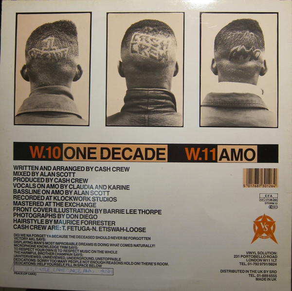 Cash Crew - One Decade / Amo | Vinyl Solution (STORM 12) - 2