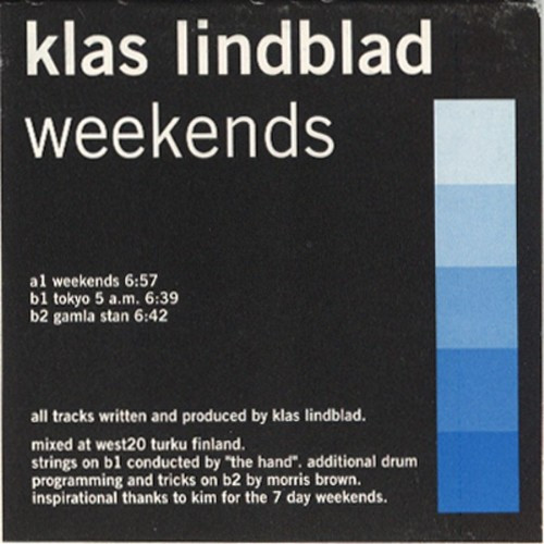 Klas Lindblad - Weekends | Neutonmusic (NEUM001)