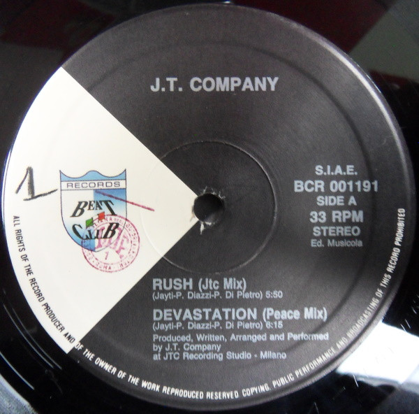 J.T Company - Rush | Beat Club Records (BCR 001191) - 2