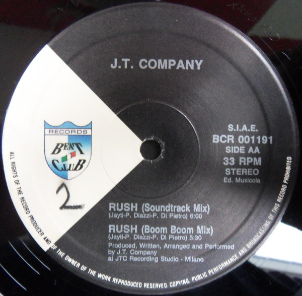 J.T Company - Rush | Beat Club Records (BCR 001191) - 3