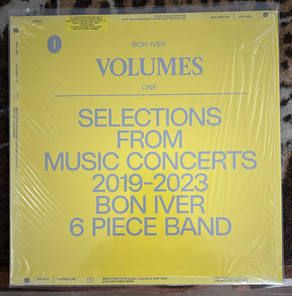 Bon Iver - Volumes: One - Selections From Music Concerts 2019-2023 Bon Iver 6 Piece Band | Jagjaguwar (JAGLP485)