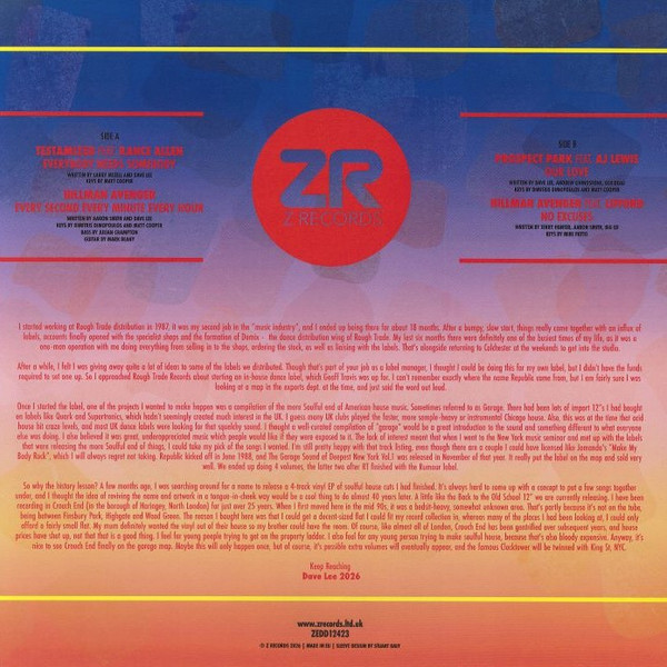 Various - The Garage Sound Of Deepest Crouch End | Z Records (ZEDD12423) - 2