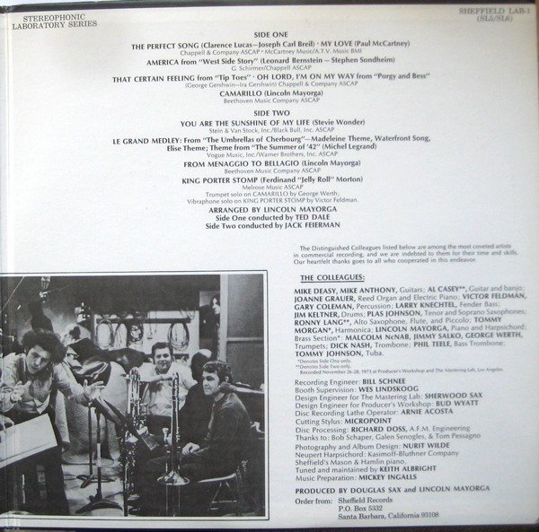 Lincoln Mayorga - Lincoln Mayorga & Distinguished Colleagues - Volume III | Sheffield Lab (Lab-1) - 2