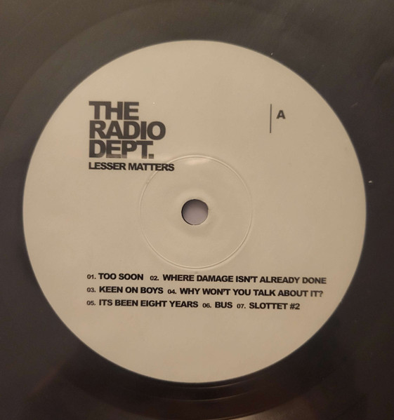 The Radio Dept. - Lesser Matters | XL Recordings (XLLP177) - 3