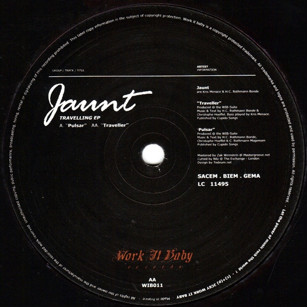 Jaunt - Travelling EP | Work It Baby (WIB011) - 3