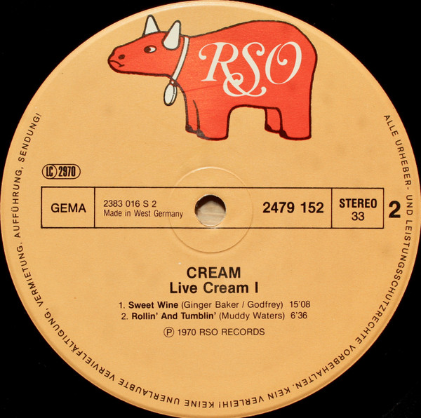 Cream - Live Cream | RSO (2479 152) - 4