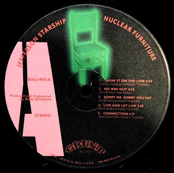 Jefferson Starship - Nuclear Furniture | Grunt (BXL1-4921) - 3