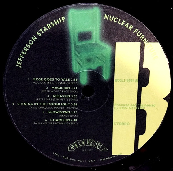 Jefferson Starship - Nuclear Furniture | Grunt (BXL1-4921) - 4