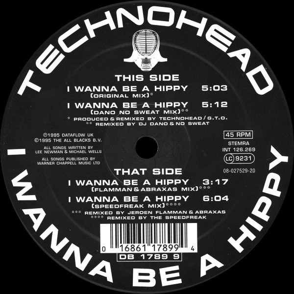 Technohead - I Wanna Be A Hippy | Mokum Records (MOK 37½)