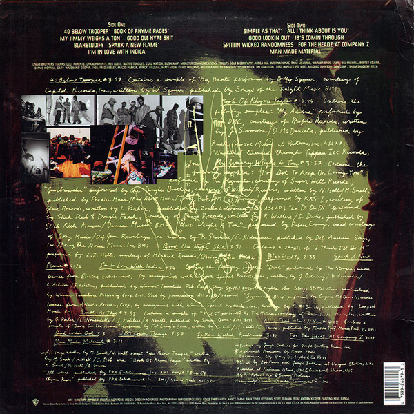 Jungle Brothers - J. Beez Wit The Remedy | Warner Bros. Records (1-26679) - 2