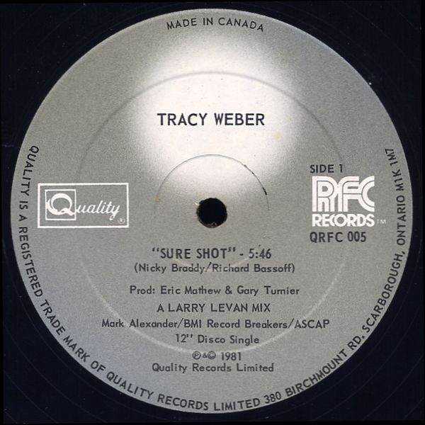 Tracy Weber - Sure Shot | Quality (QRFC 005)