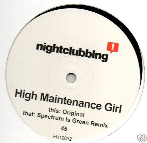 Nightclubbing - High Maintenance Girl | Faith & Hope Records Limited (FH12032)