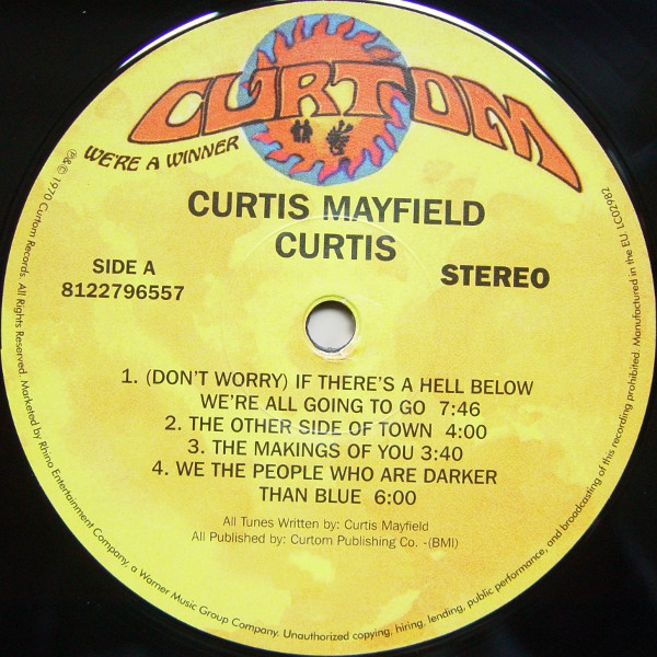 Curtis Mayfield - Curtis | Curtom (8122796557) - 4