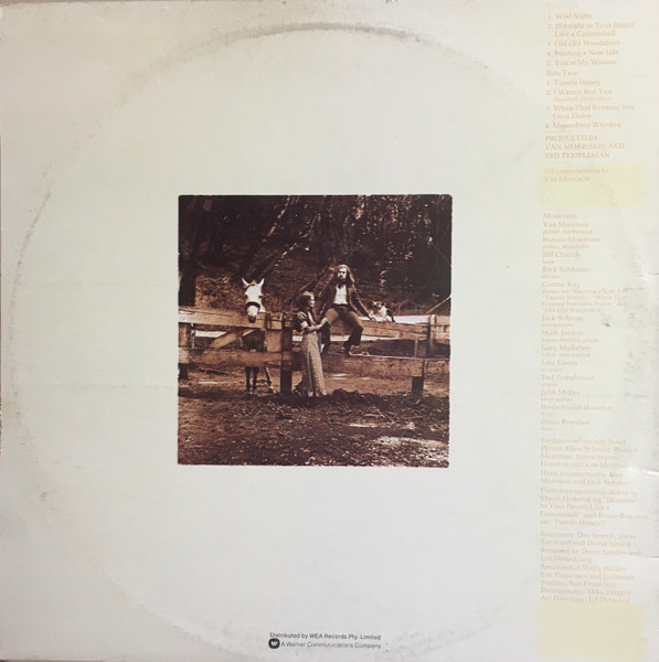 Van Morrison - Tupelo Honey | Warner Bros. Records (WS 1950) Van Morrison - Tupelo Honey | Warner Bros. Records (WS 1950)