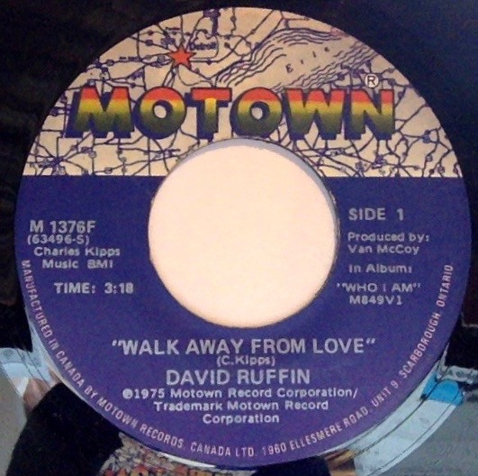 David Ruffin - Walk Away From Love | Motown (M 1376F) - main