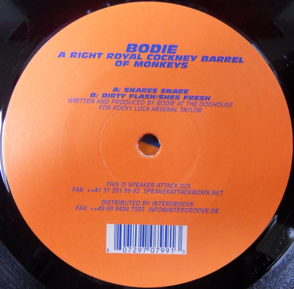 Bodie - A Right Royal Cockney Barrel Of Monkeys | Speaker Attack (SPEAKER ATTACK 025) - main