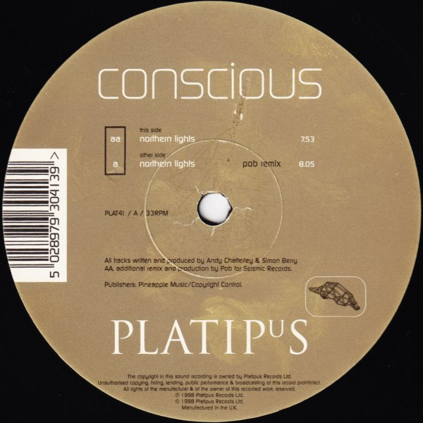 Conscious - Northern Lights | Platipus (PLAT41) - main