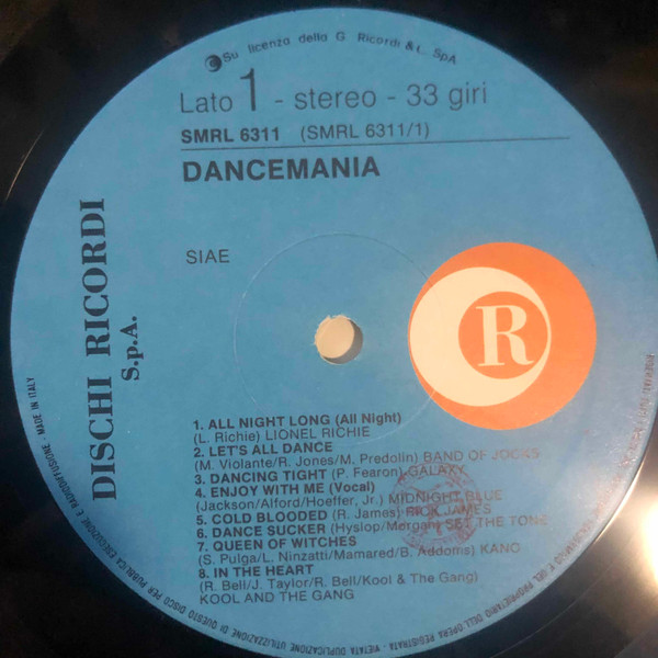 Various - Dancemania | Ricordi (TSMRL 6311) - 3